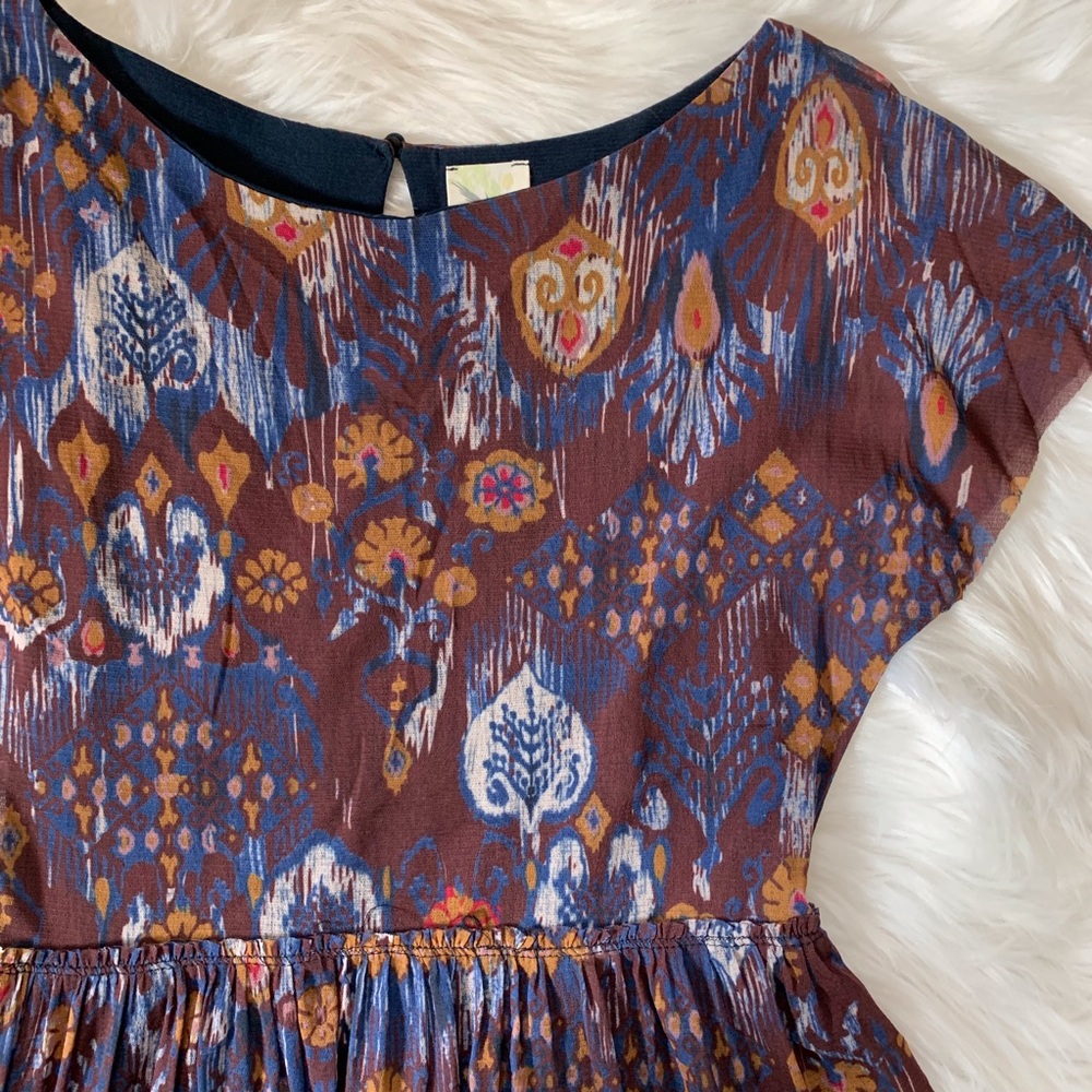 Anthropologie Weston Wear Caraz Floral Tulle Dress View 5